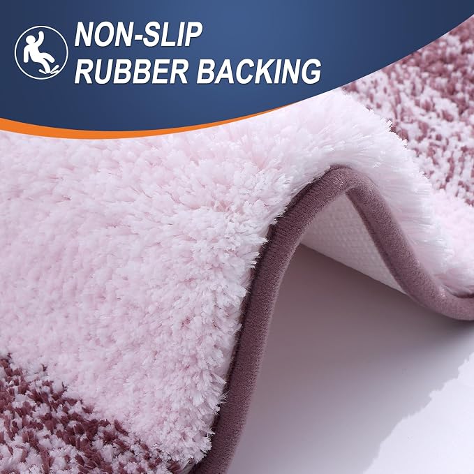 OLANLY Large Bathroom Rugs Mat 44x32, Extra Soft Absorbent Microfiber Bath Rugs - Image 4