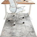 48"x60" Office Chair Mat for Hardwood Tile Floor, Under Desk Carpet Protector by BESBLEE