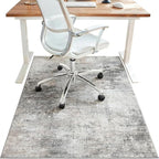 48"x60" Office Chair Mat for Hardwood Tile Floor, Under Desk Carpet Protector by BESBLEE