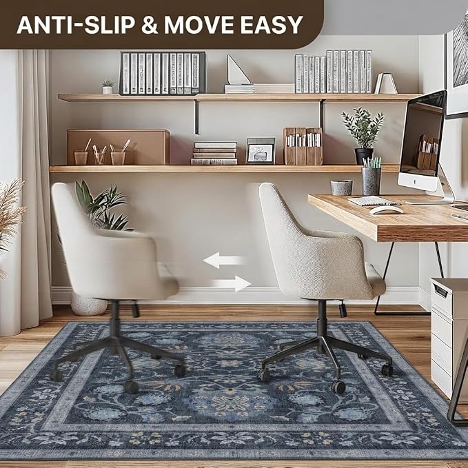 48"x72" Office Chair Mat for Hardwood Tile Floor, Under Desk Carpet Protector - Image 4