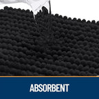 OLANLY Dog Door Mat for Muddy Paws 47x24, Ultra Absorbent Chenille Mud Doormat - Image 4