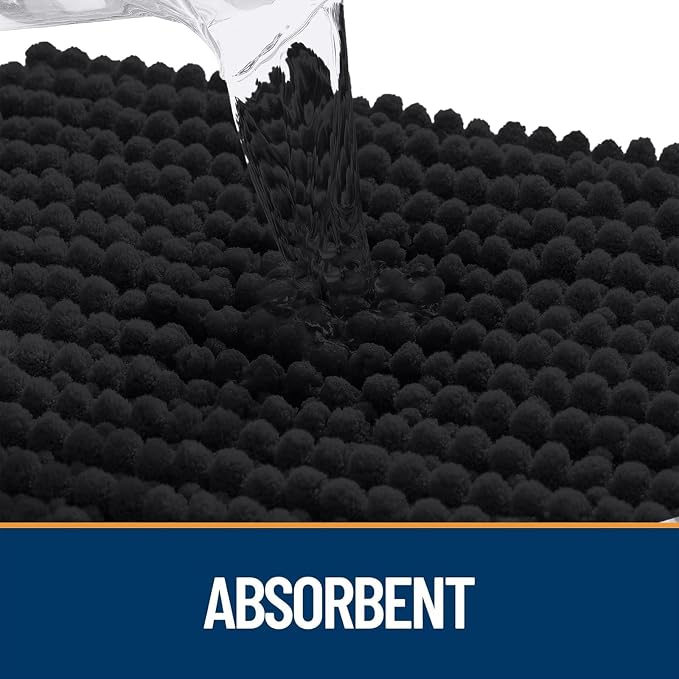 OLANLY Dog Door Mat for Muddy Paws 24x16, Ultra Absorbent Chenille Mud Doormat - Image 4