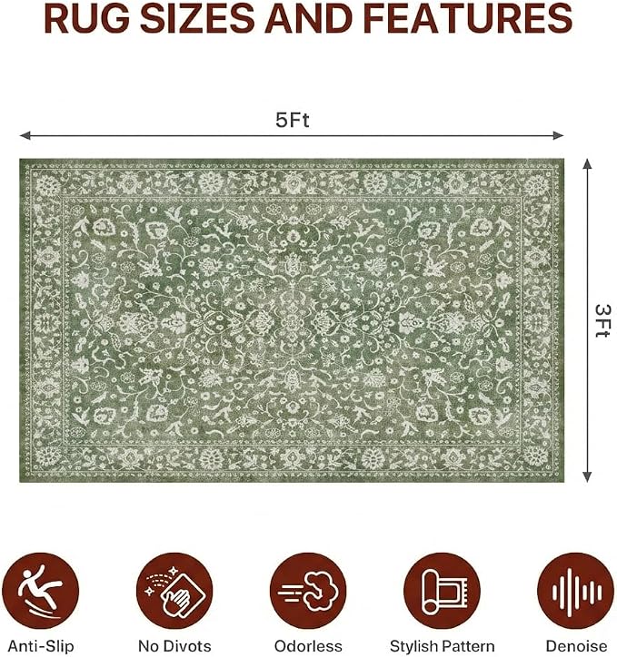 36"x60" Office Chair Mat for Hardwood Tile Floor, Under Desk Carpet Protector - Image 6
