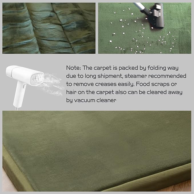 MAXYOYO Play Mat, 1.2" Thick Memory Foam Soft Padded Carpet - Image 4