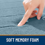 OLANLY Memory Foam Bath Mat 35x16, Super Soft Absorbent Bathroom Rugs, Quick Dry - Image 5