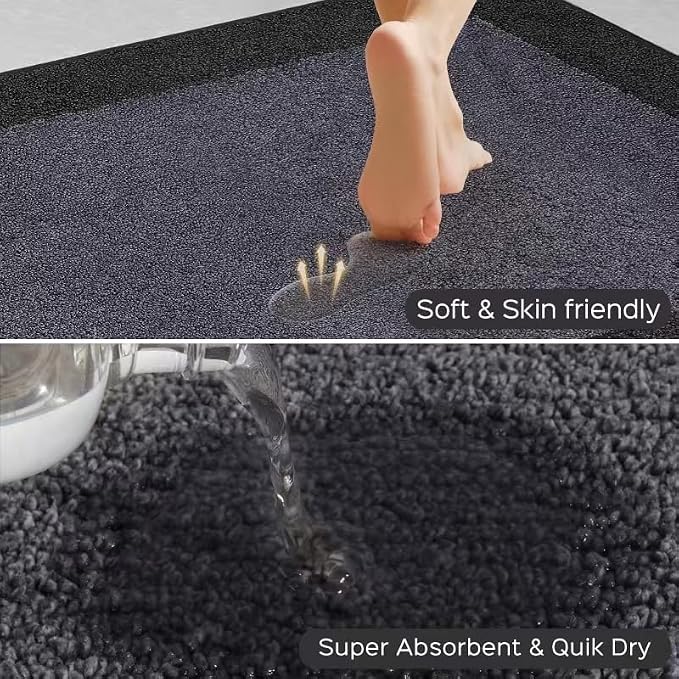 Machine Washable Kitchen Rug 32" x 48", Non Slip Indoor Door Rug, Absorbent - Image 2