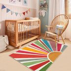 STARUIA Boho Washable Rug 3'x5' Kids Area Rug - Image 3