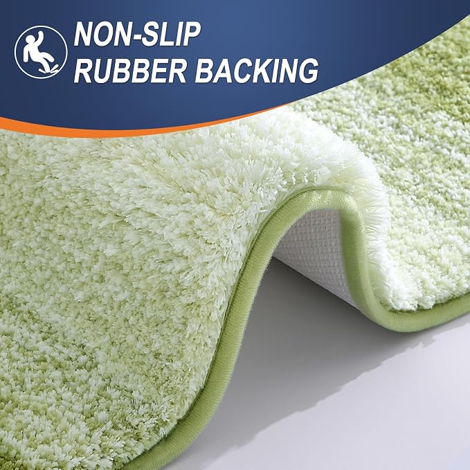 OLANLY Large Bathroom Rugs Mat 54x24, Extra Soft Absorbent Microfiber Bath Rugs - Image 5