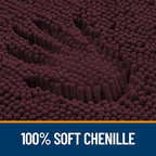 OLANLY Small Bathroom Rugs 24x16, Extra Soft Absorbent Chenille Bath Rugs - Image 3