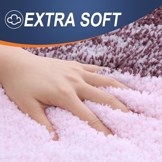 OLANLY Large Bathroom Rugs Mat 44x32, Extra Soft Absorbent Microfiber Bath Rugs - Image 2
