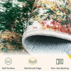 RELEANY Washable Area Rugs 10'x14 Non-Slip Modern Abstract Soft - Image 4