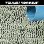 H.VERSAILTEX Bath Mat for Bathroom Non Slip Luxury Chenille Ultra Soft Bath - Image 5