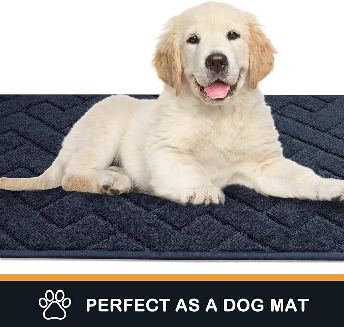 PURRUGS Dirt Trapping Door Mat 32" x 47", Non-Slip Machine Washable Entry Rug - Image 6
