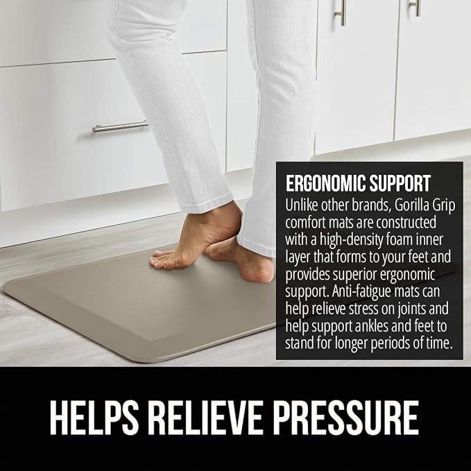 GORILLA GRIP Comfortable Cushioned Kitchen Mats - Image 3