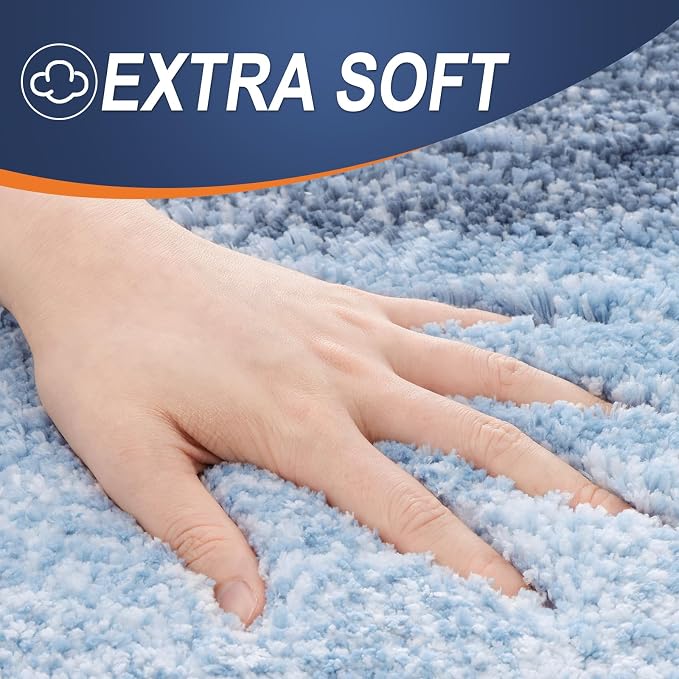 OLANLY Bathroom Runner Rugs Mat 70x24, Extra Soft Absorbent Microfiber Bath Rugs - Image 2