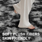 5x7 Ft Large Shag Rugs for Bedroom Living Room Decor for Men Boys, Tie Dyed - Image 4