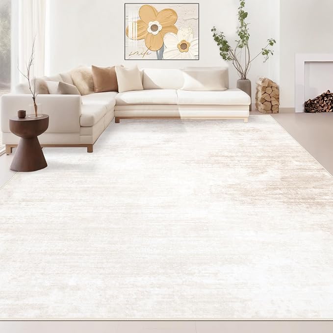 Area Rugs 10x14 Living Room: Washable Rug Modern Abstract Large Rugs Soft Non by MXSANYOORUG