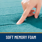 OLANLY Memory Foam Bath Mat 47x24, Super Soft Absorbent Bathroom Rugs, Quick Dry - Image 5