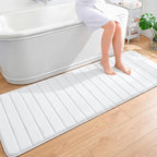 OLANLY Memory Foam Long Bathroom Rugs Runner 70x24, Super Soft Absorbent Bath by OLANLY
