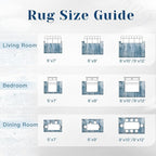 Washable Rug 9x12 Area Rugs for Living Room: Large Neutral Soft Rug Abstract - Image 8