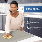 KitchenClouds Kitchen Mat Cushioned Anti Fatigue Kitchen Rug 17.3"x60" Water - Image 3