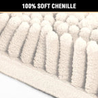 H.VERSAILTEX Microfiber Bath Rugs Chenille Floor Mat Ultra Soft Washable - Image 3