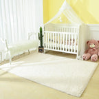 Andecor Soft Fluffy Bedroom Rugs, 6 x 9 Feet Indoor Shaggy Plush Area Rug - Image 2