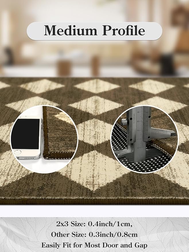 Lahome Zelie Machine Washable 3x5 Area Rug, Soft Rugs - Image 7