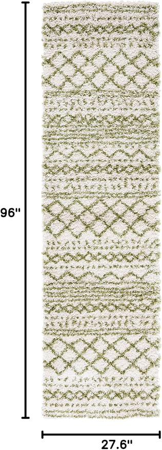SAFAVIEH Arizona Shag Collection Runner Rug - Image 2