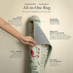 Machine Washable Kitchen Runner Rugs: 2'6"x8' Hallway Runner Non Slip Low Pile - Image 4
