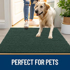 OLANLY Dog Door Mat for Muddy Paws 59x24, Ultra Absorbent Chenille Mud Doormat - Image 6