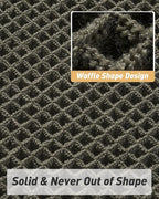 Upgraded Waffle Bath Mat Set of 2, Super Absorbent Non Slip Bath Mats - Image 5