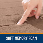 OLANLY Memory Foam Bath Mat 44x32, Super Soft Absorbent Bathroom Rugs, Quick Dry - Image 5