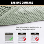 H.VERSAILTEX Bath Mat for Bathroom Non Slip Luxury Chenille Ultra Soft Bath - Image 6