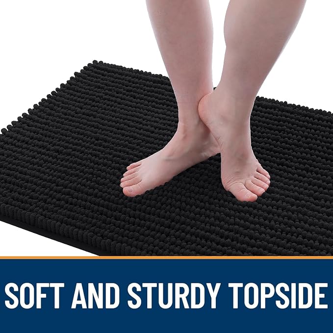 OLANLY Dog Door Mat for Muddy Paws 24x16, Ultra Absorbent Chenille Mud Doormat - Image 3
