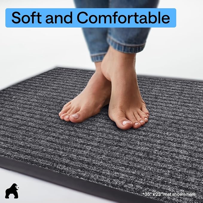GORILLA GRIP Waterproof Traffic Guard Door Mat, Heavy Duty Entryway Mats - Image 8