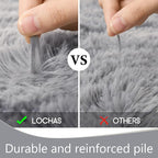 LOCHAS Bedroom Rug 2.6' x 5.3', Soft Oval Throw Rugs Carpet - Image 3