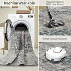 Rugxara 2x6 Runner Rug, Washable Kitchen Rugs, Non Slip Low Pile Area Rug Carpet - Image 6