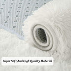 Andecor Soft Fluffy Bedroom Rugs, 6 x 9 Feet Indoor Shaggy Plush Area Rug - Image 6