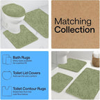 GORILLA GRIP Plush Absorbent Shaggy Chenille Bath Rug Mat - Image 8