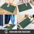 HIYARD Sturdy Front Door Mat, Absorbent Muddy Dirt Resist Welcome Door Mats - Image 5