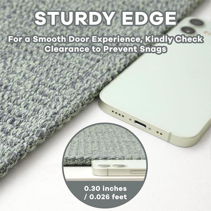 EARTHALL Washable Runner Rug 2x4 Ft Non Slip Runners - Image 2