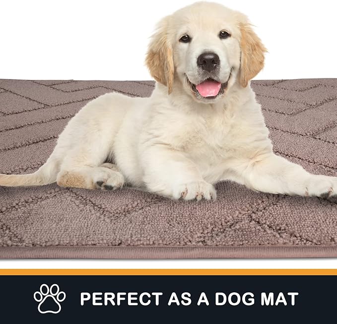 PURRUGS Dirt Trapping Door Mat 32" x 70", Non-Slip Machine Washable Entry Rug - Image 6