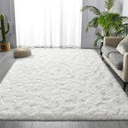 Deerhoo Large Shag Area Rugs 5 x 8, Plush Fuzzy Rugs - Image 2