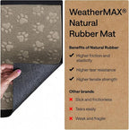 GORILLA GRIP 100% Waterproof All-Season WeatherMAX Doormat US Designed Natural - Image 6