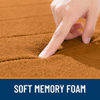 OLANLY Memory Foam Bath Mat 34x21, Super Soft Absorbent Bathroom Rugs, Quick Dry - Image 5