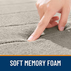 OLANLY Memory Foam Bath Mat 35x24, Super Soft Absorbent Bathroom Rugs, Quick Dry - Image 5