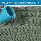 H.VERSAILTEX Bath Mat Set, 2 Piece Bath Mats Non Slip Thick Soft Chenille - Image 5