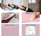 UMINEUX Large Yoga Mat for Men and Women 1/4 & 2/5 Inch Extra Thick TPE Fitness - Image 3