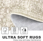 KILOCOCO Small Area Rug 2x3 Entryway Rugs Printed Vintage Floral Washable Rug - Image 6
